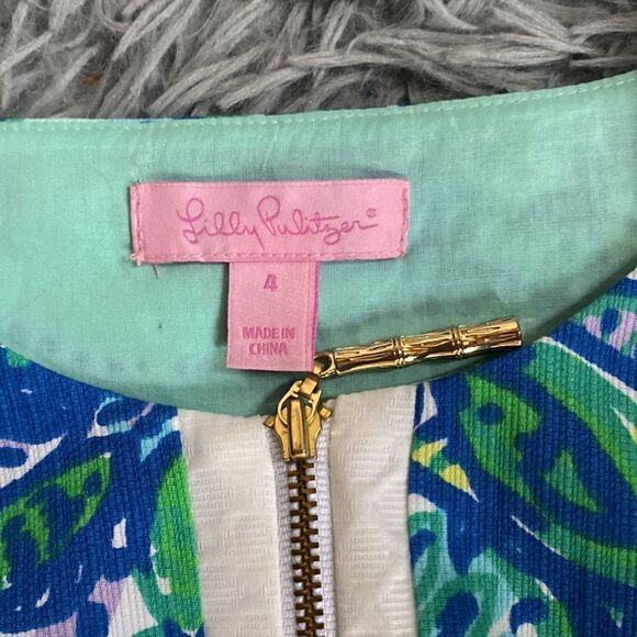 Lilly Pulitzer Front Zip Penelope Shift Dress - Picture 2 of 8